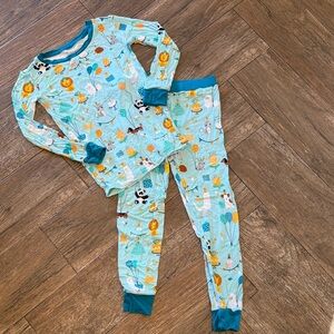 Little Sleepies Birthday Animal Pajama Set